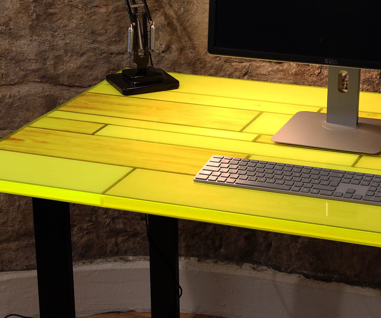 DIY NEON RESIN PLANK TABLE - How to Make Your Own Using GlassCast® 3 Clear Epoxy Resin