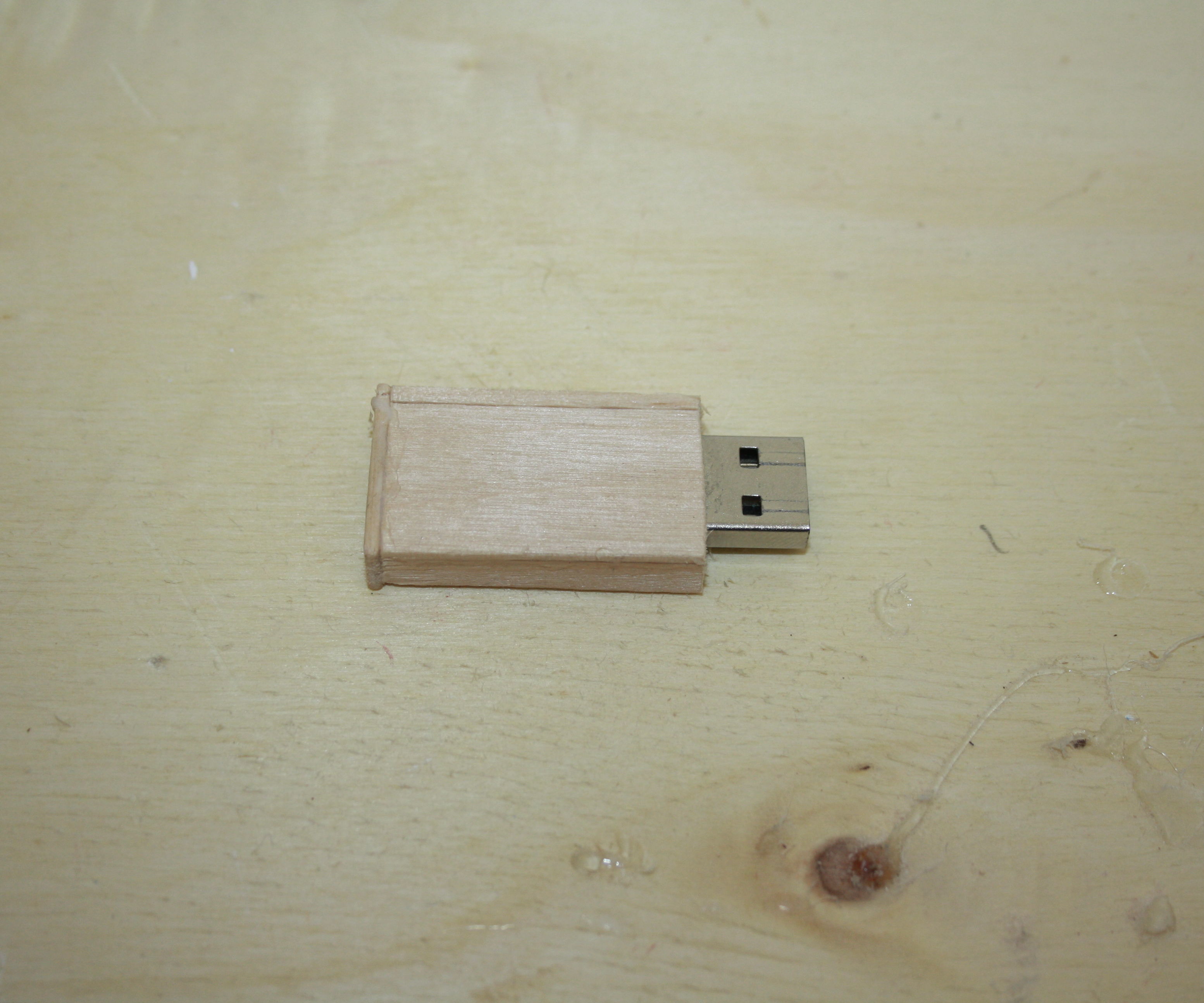 Wooden USB Stick Case