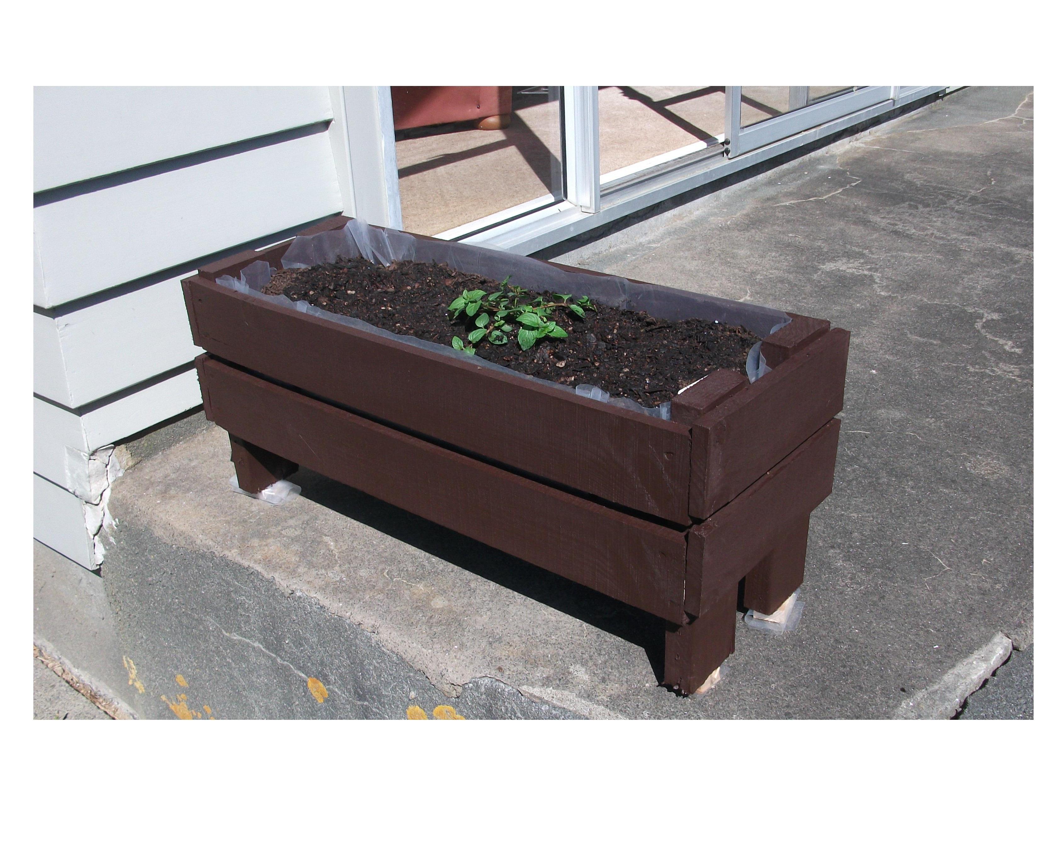 Pedestal Peppermint Patch Planter