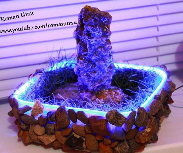 How to Make a Mini Fountain-stream