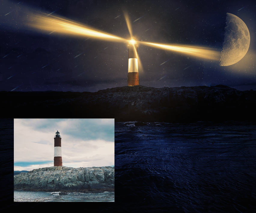 Turn Day to Night in Photoshop