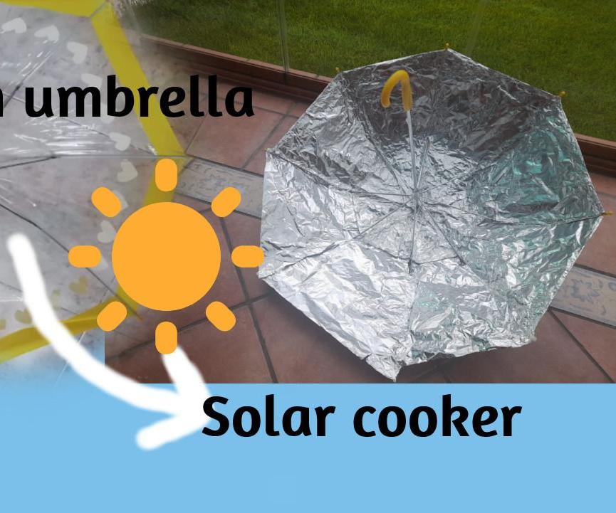 How to Build a Solar Cooker From a Broken Umbrella