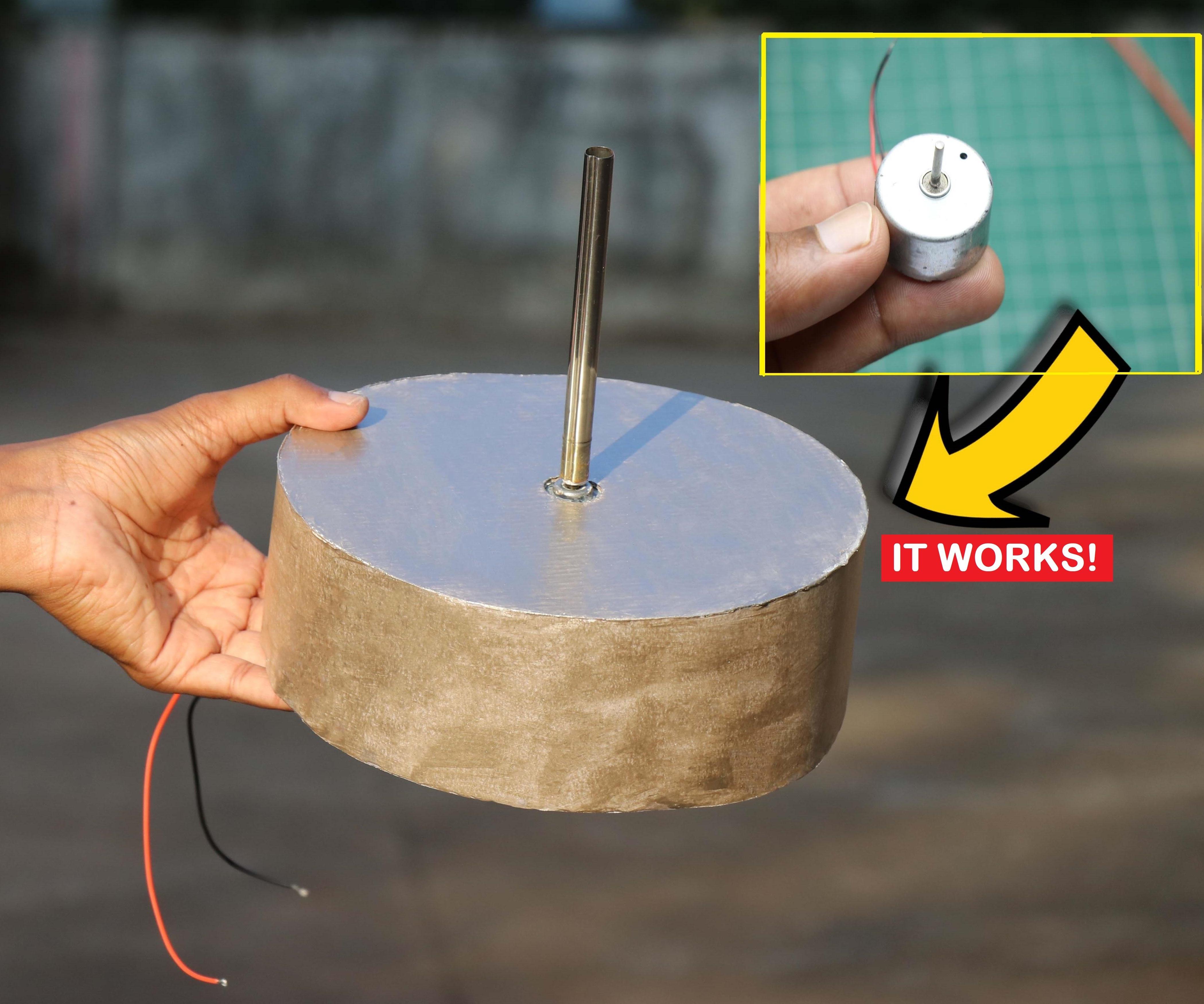 How to Build a Big DC Motor From Cardboard and Paper That Works