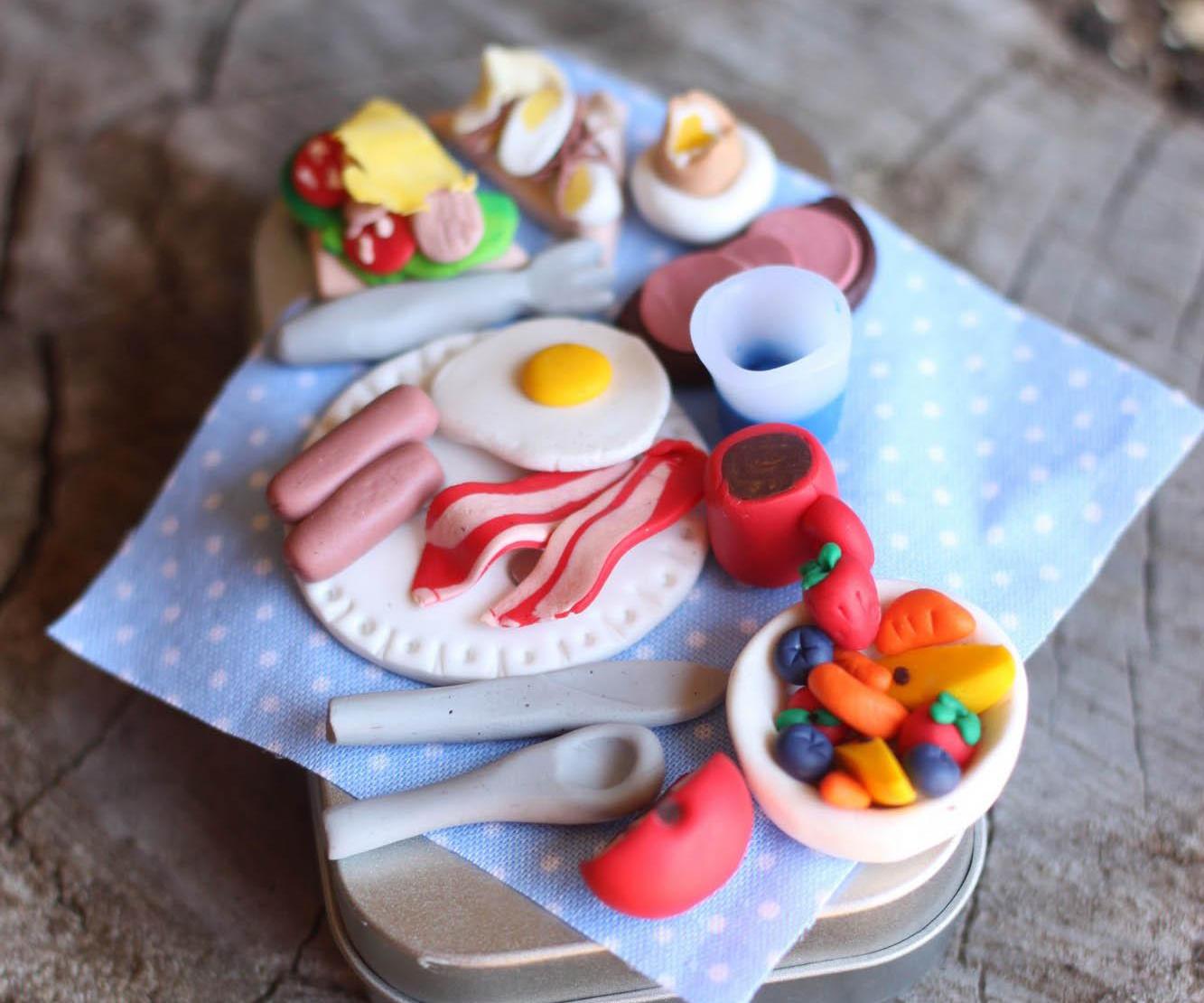 Travel Toy - Miniature Magnetic Breakfast