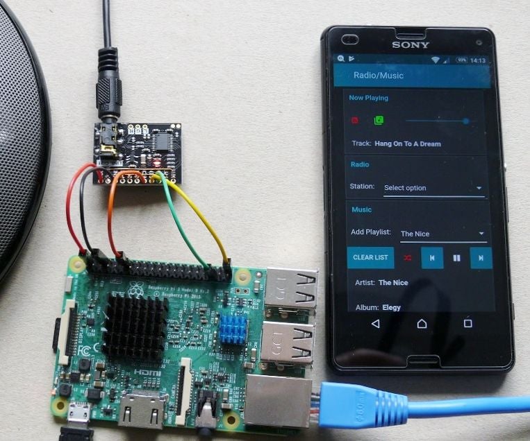 HQ Music Player and Internet Radio With Smartphone Control – Raspberry Pi, PCM5102A, Node-RED