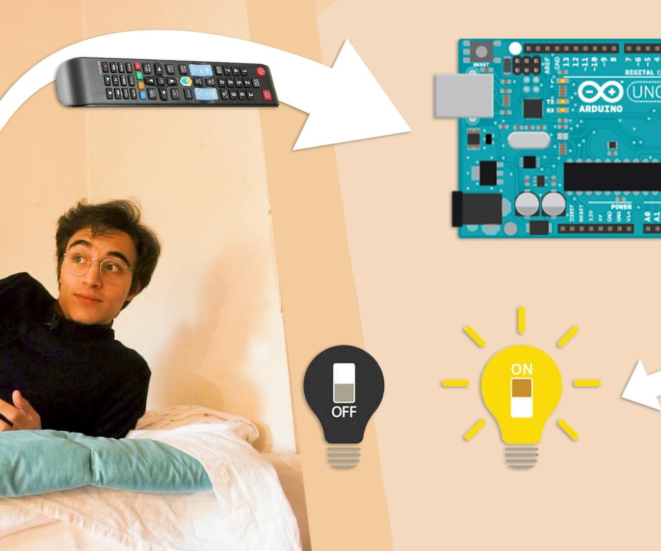 Accendiamo La LUCE Con Il TELECOMANDO Della TELEVISIONE - Controllare Un RELÈ Con ARDUINO E IR