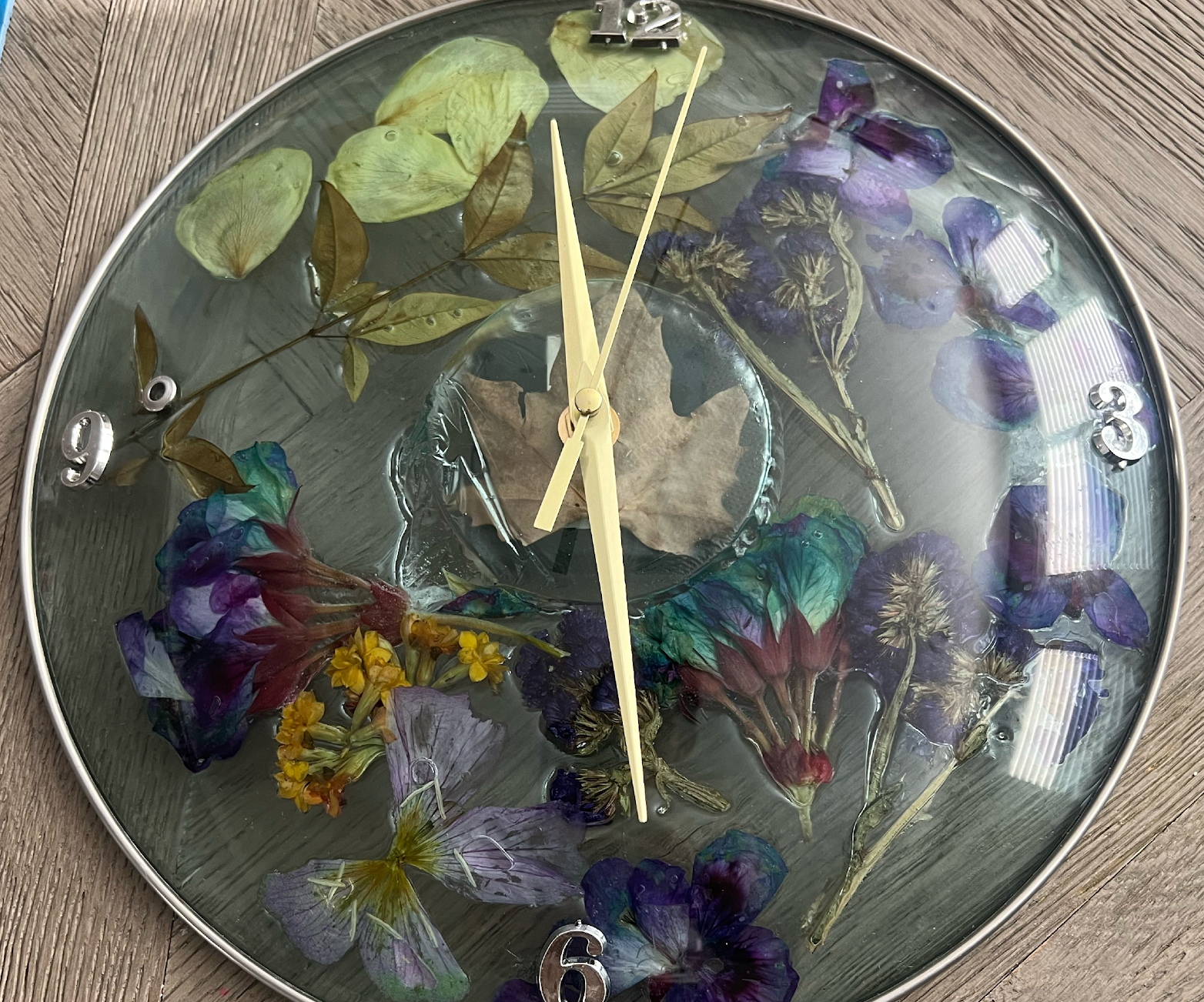 How to Make a Flower Themes Clock!