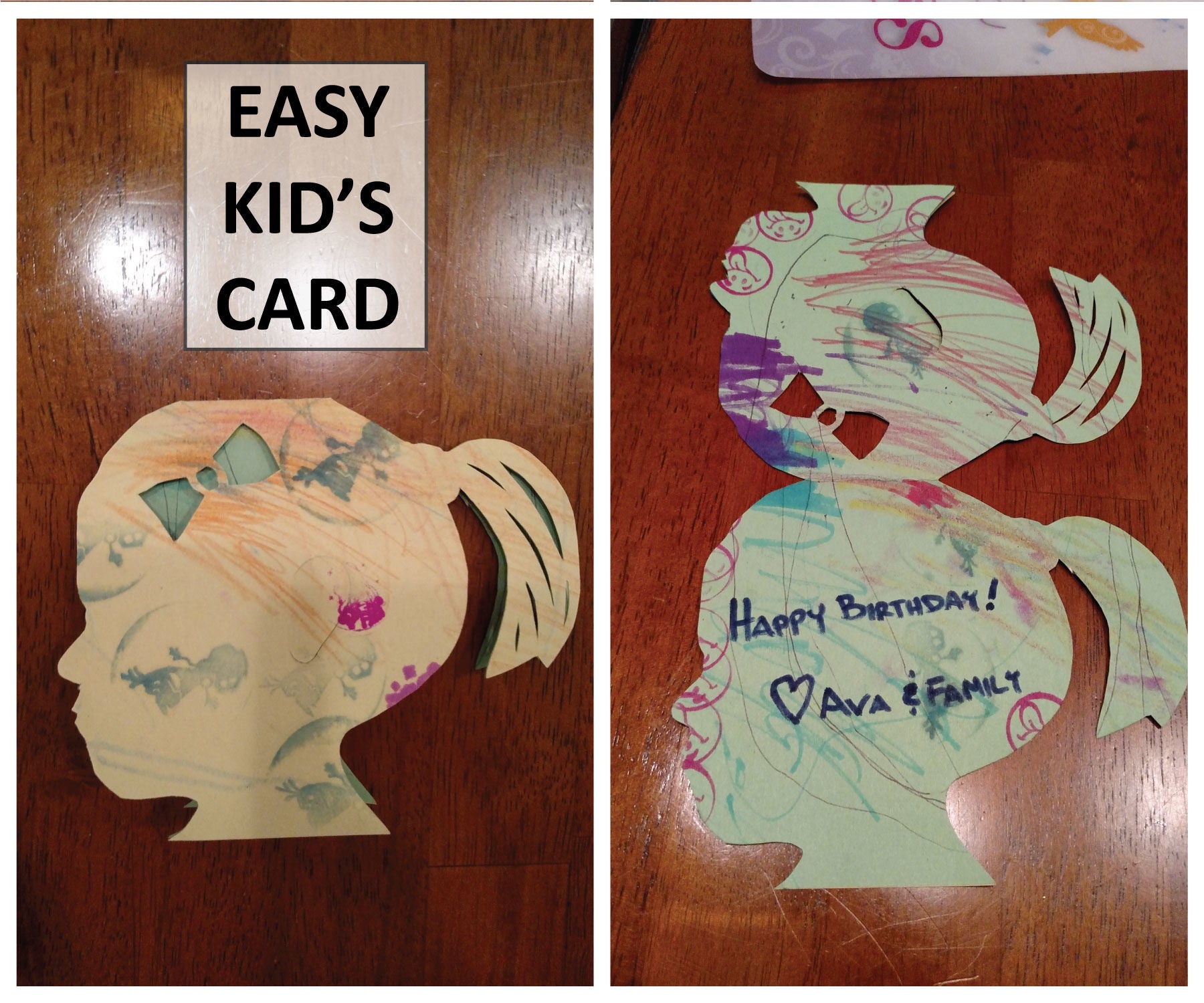 Easy Kid's Craft Card