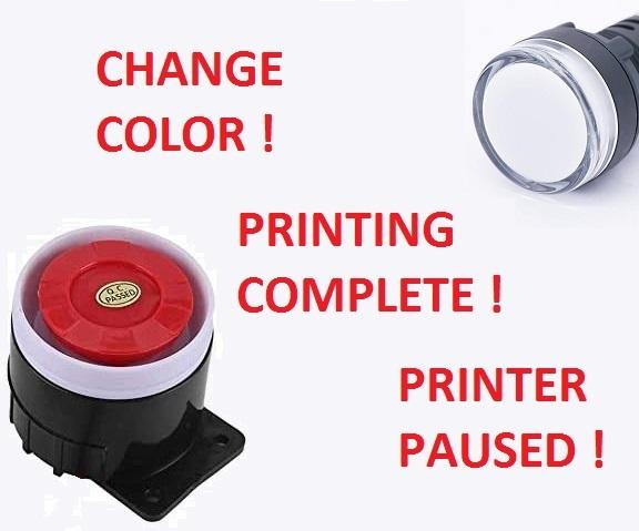 Color Change Alert Box for 3D Printer