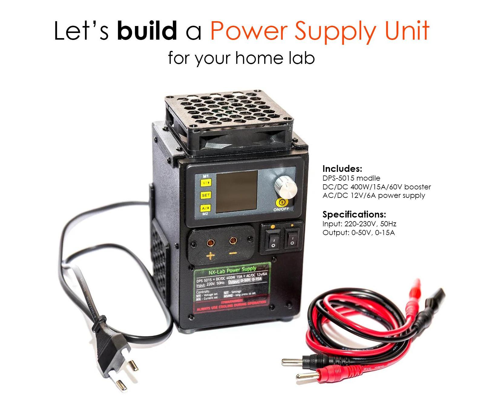 Simple and Small Programmable Lab Power Supply
