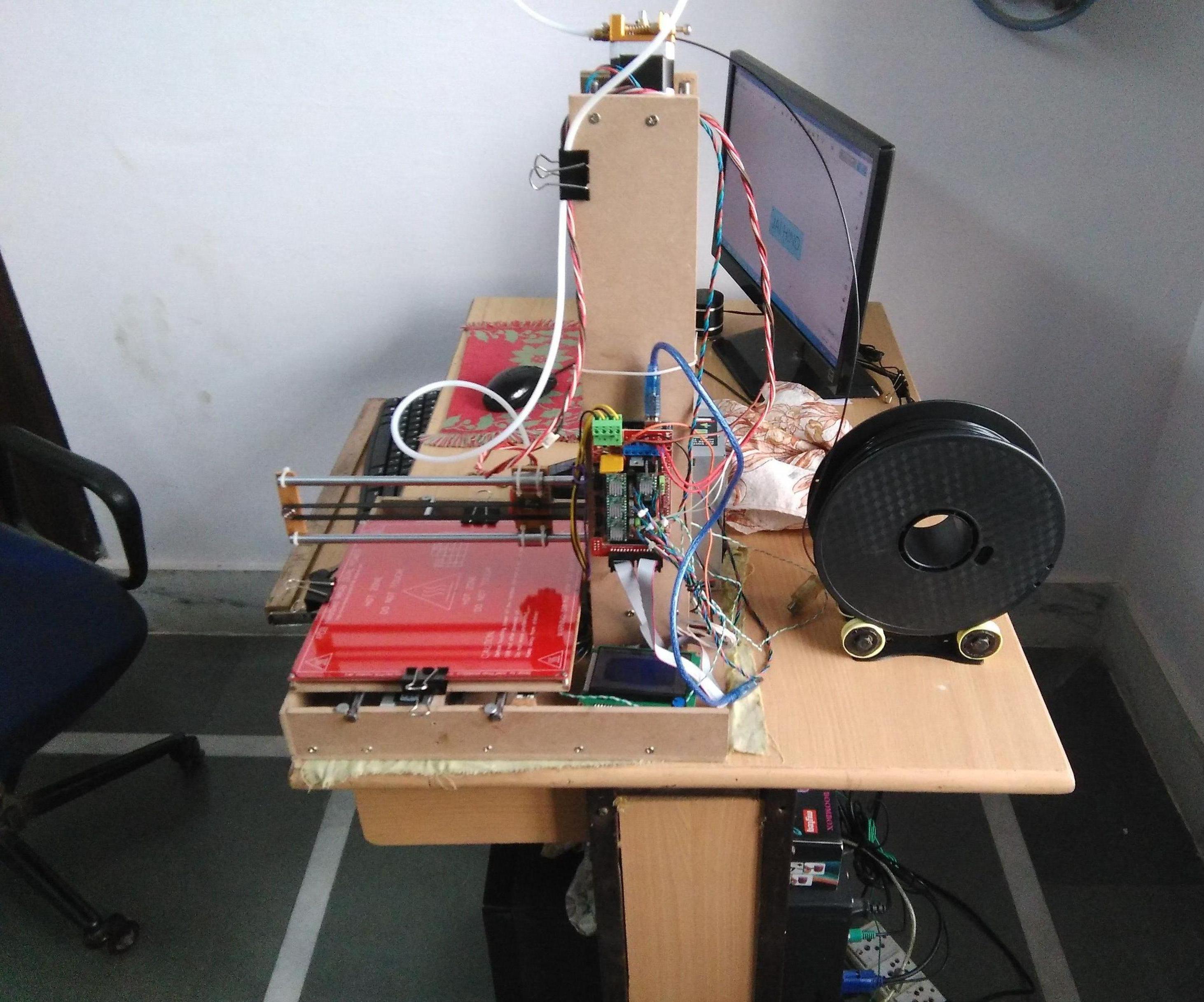 Cheap Diy 3d Printer Made of MDF