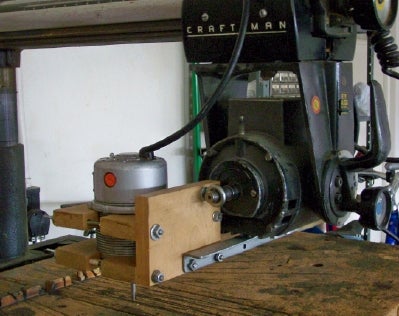 Pin Router for a Sears Radial Arm Saw