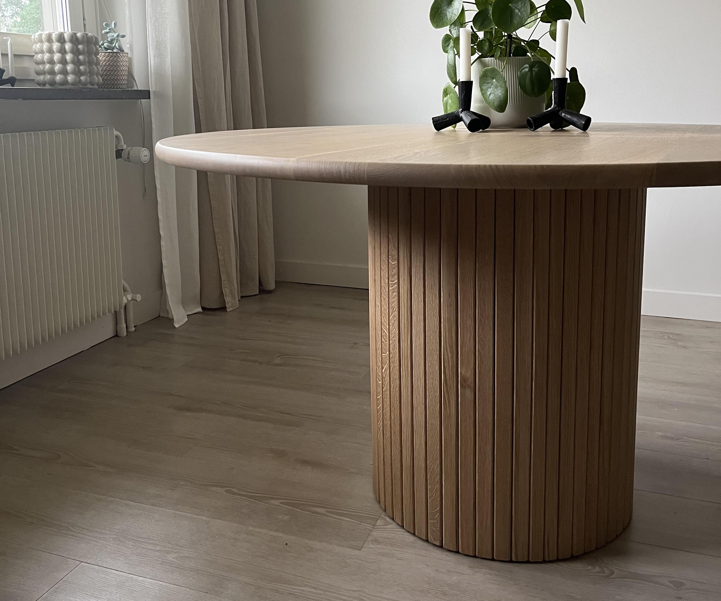 Circular Table Re-Design (Three to Single Leg)