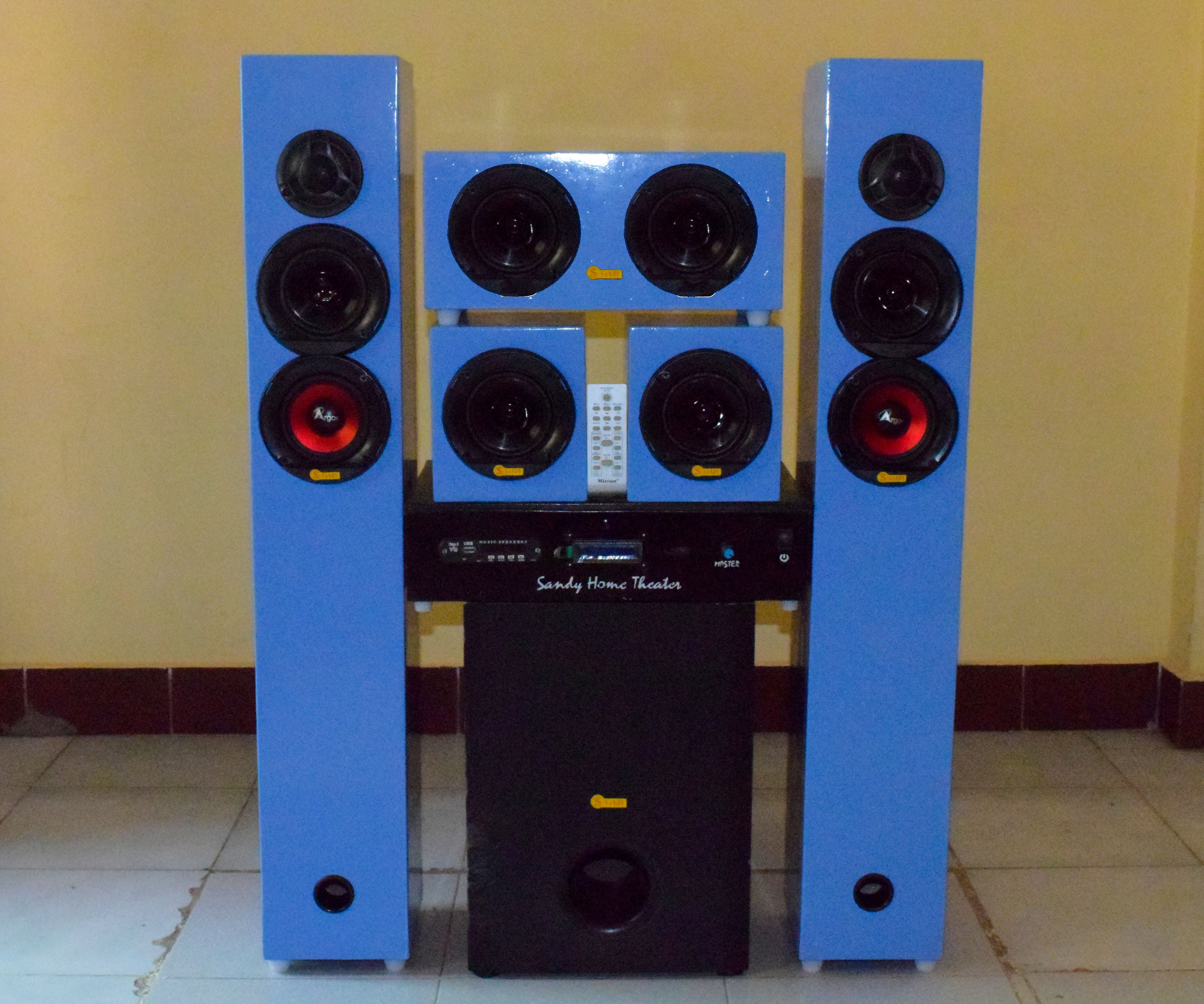 DIY 5.1 Home Theater System 700watt RMS