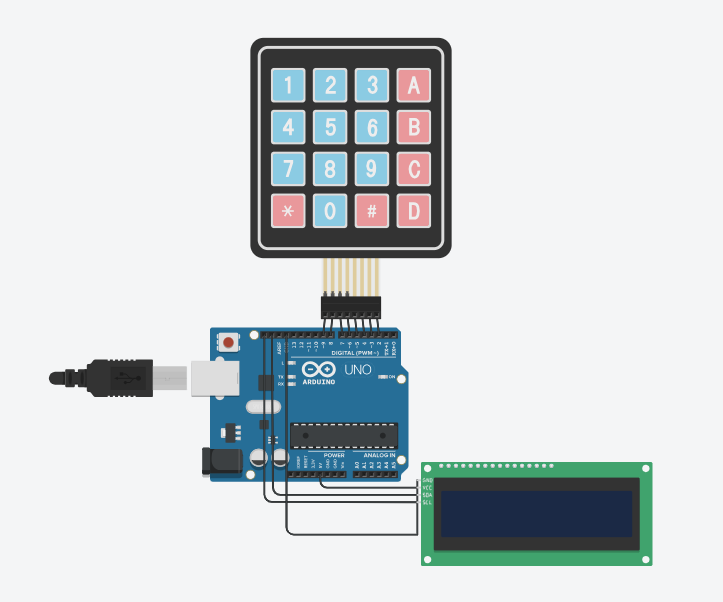 Circle Area Calculator Using Arduino Uno R3