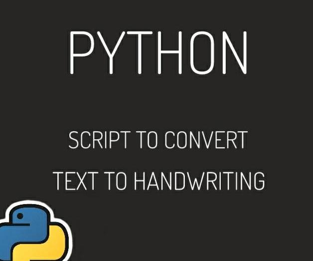 Text to Handwriting Robot With Python