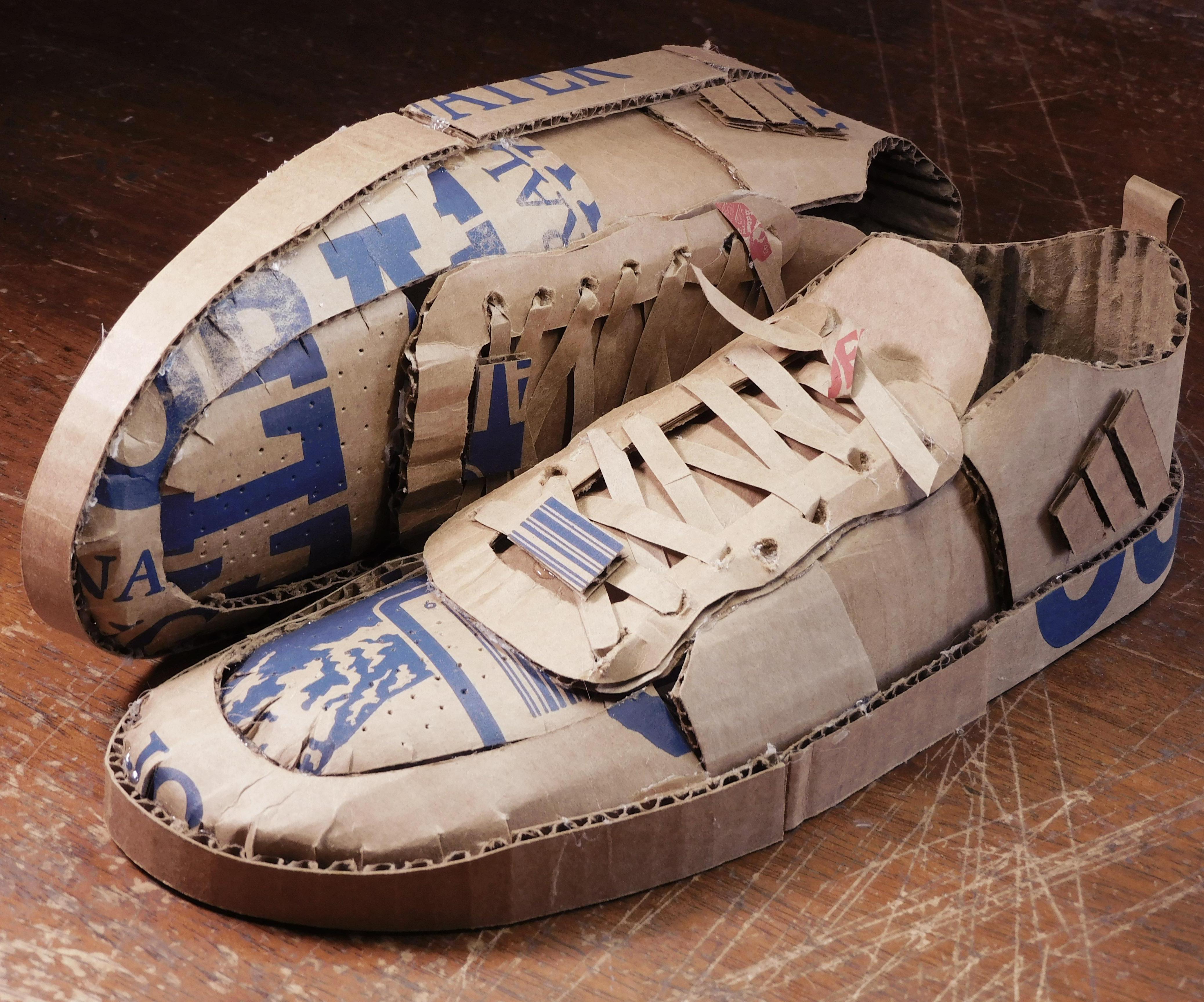 How to Make a Cardboard Shoe Advanced Version!!!