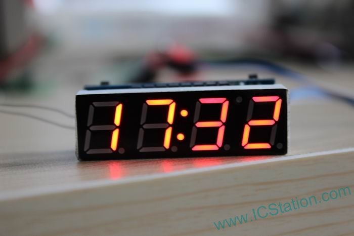 The Introduction of Digital Electronic Clock Temperature Voltage Module for Arduino STM8 AVR 51 STM32 ARM