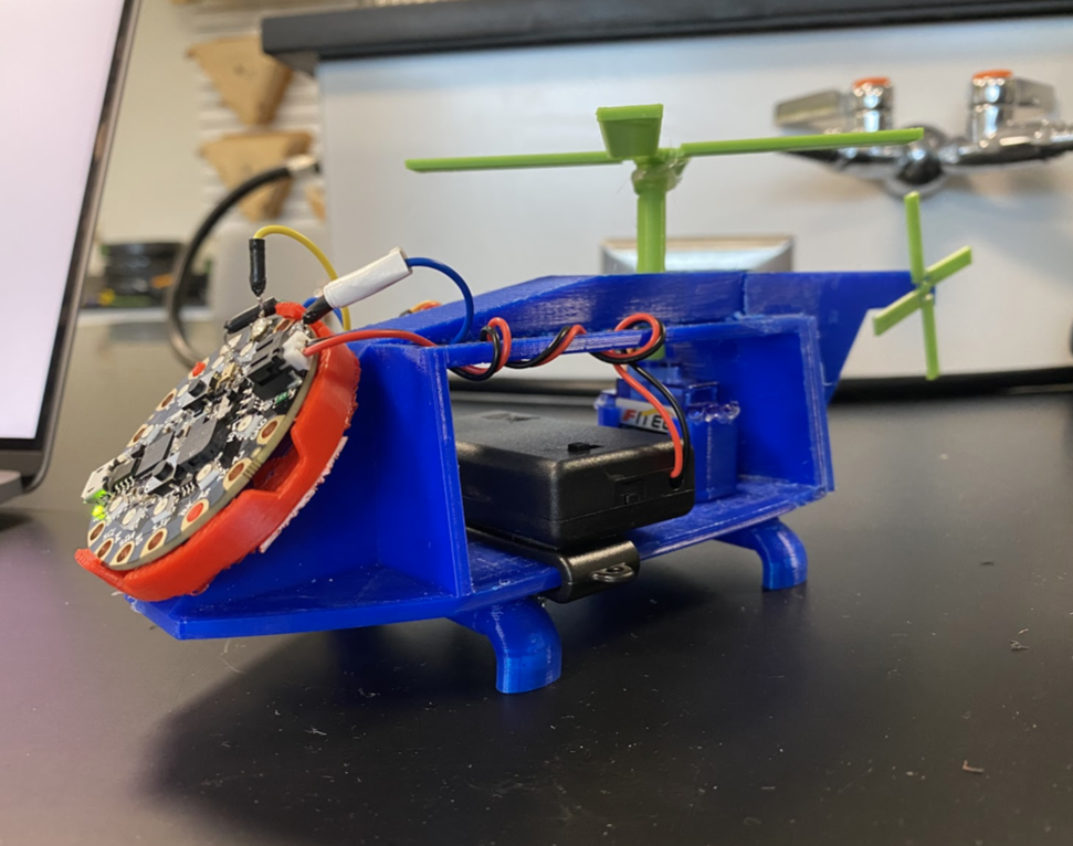 3D Printed Toy Helicopter