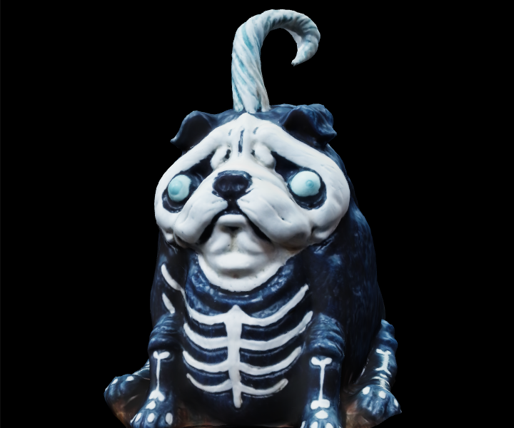 3D Scan - Spooky Pug