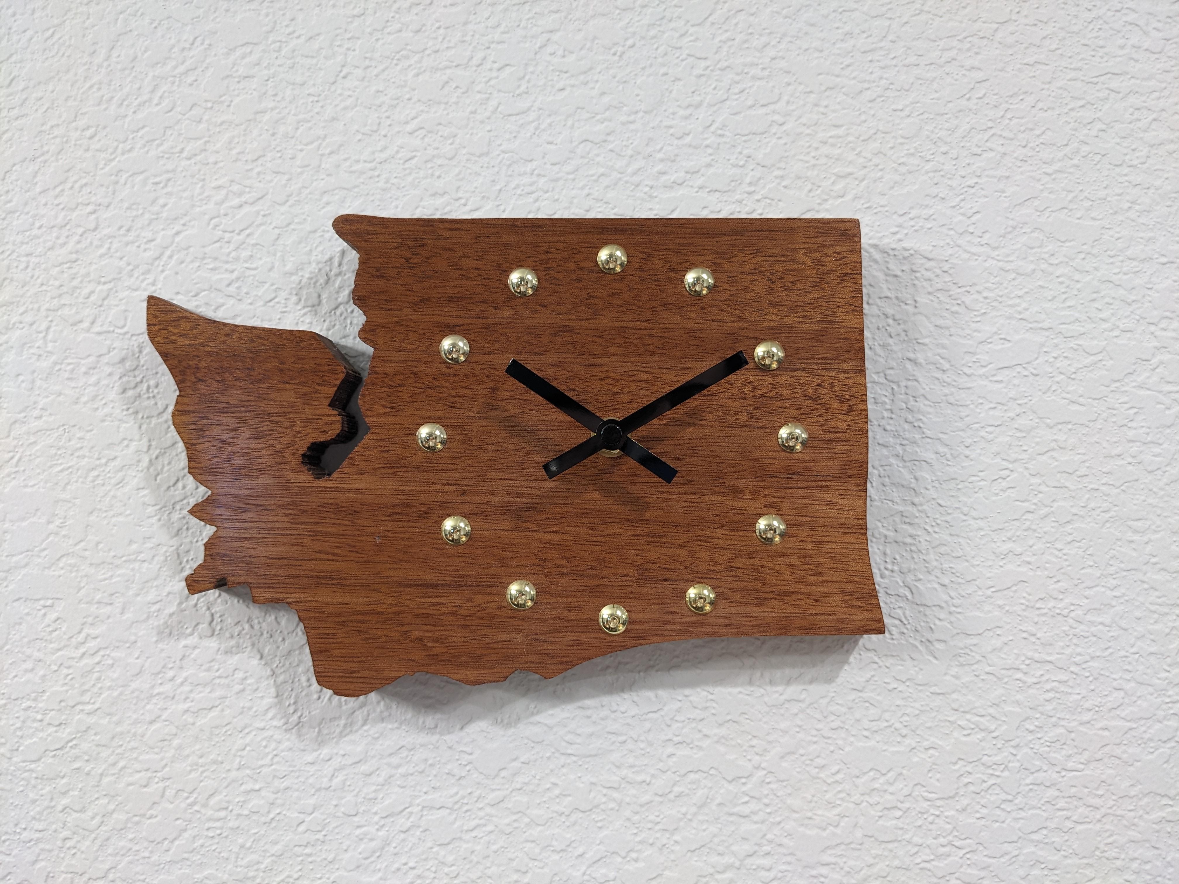 State Outline Clock