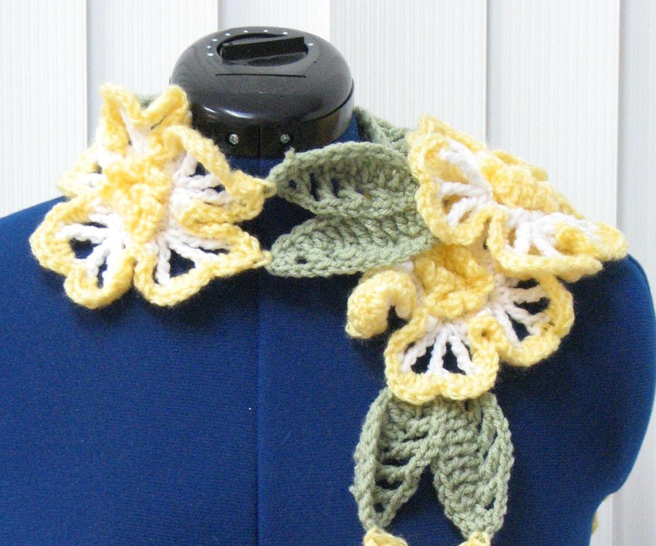 Lemon Flower Scarf