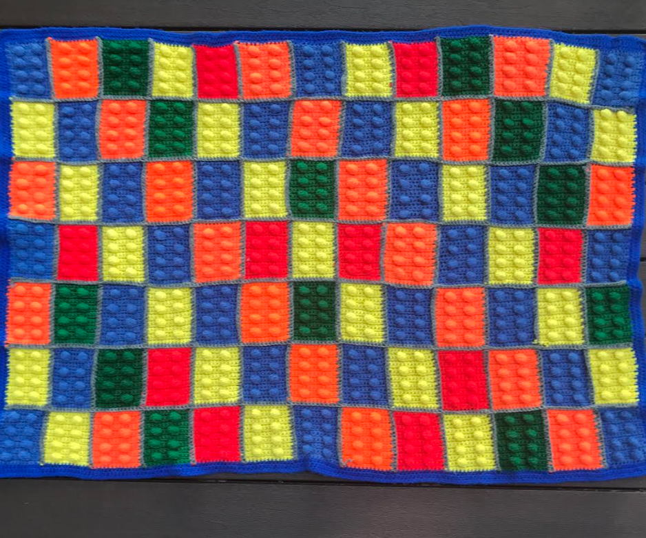 Crochet Lego Blanket