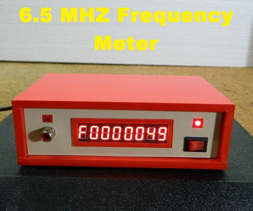 DIY 6.5MHz Arduino Frequency Meter With MAX7219 7segment Led Module