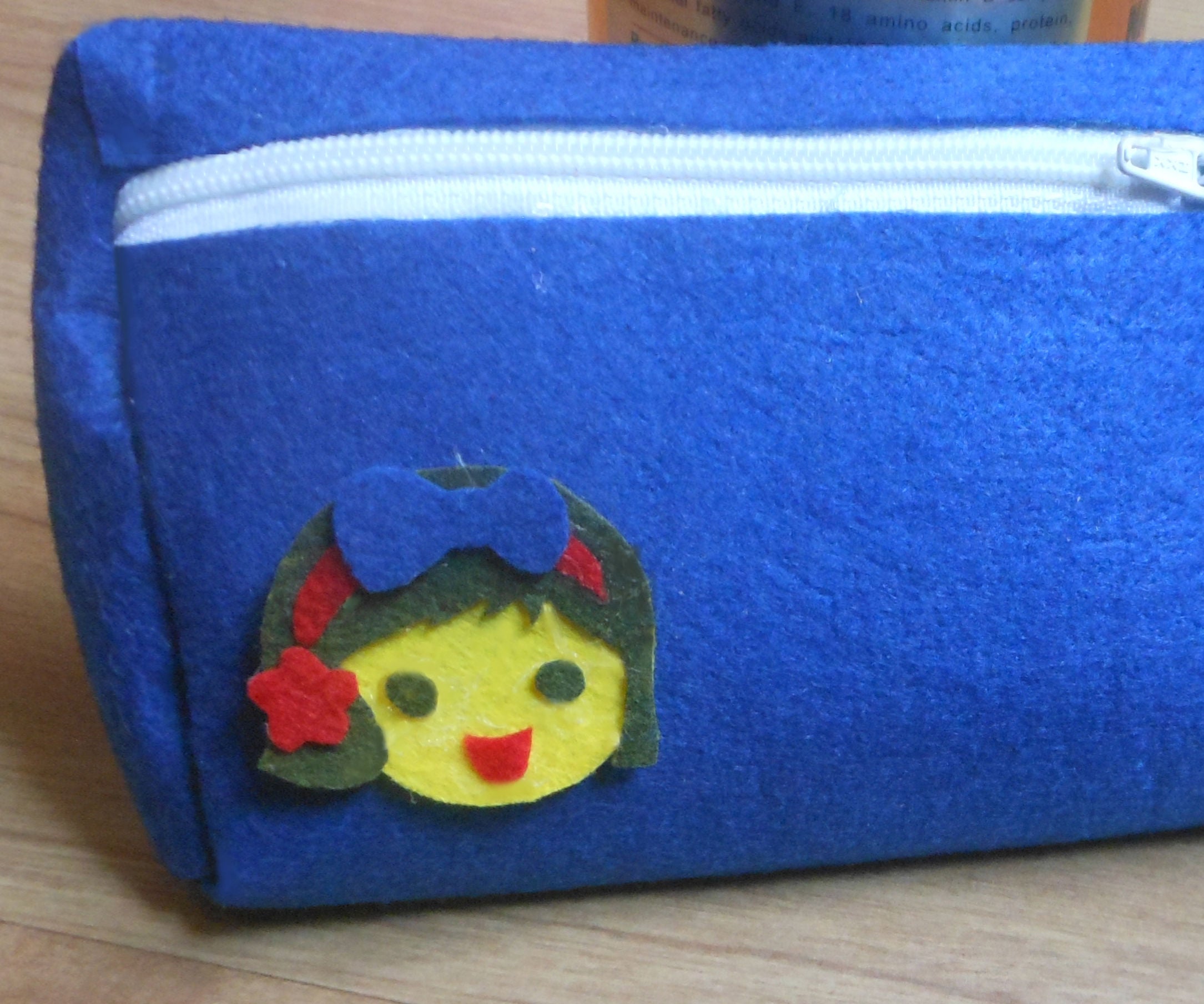 Miss La Sen Felt Zipper Pouch