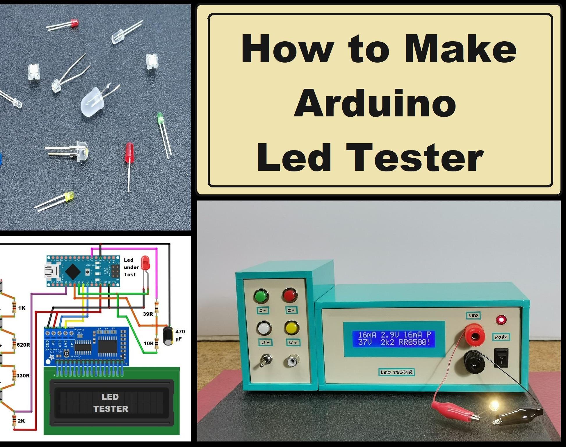 How to Make Arduino LED Tester + Resistor Calculator
