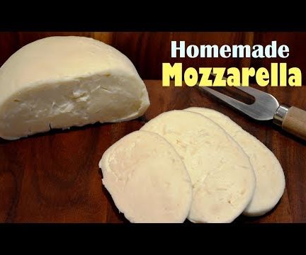 How to Make Mozzarella Cheese at Home - Simple Homemade Mozzarella Recipe 