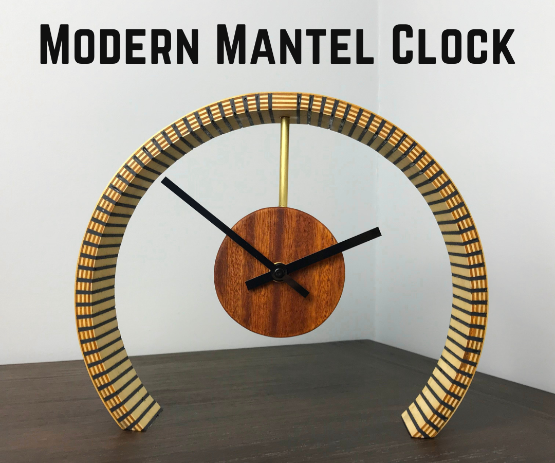 How to Make a Bent Plywood Modern Mantel Clock