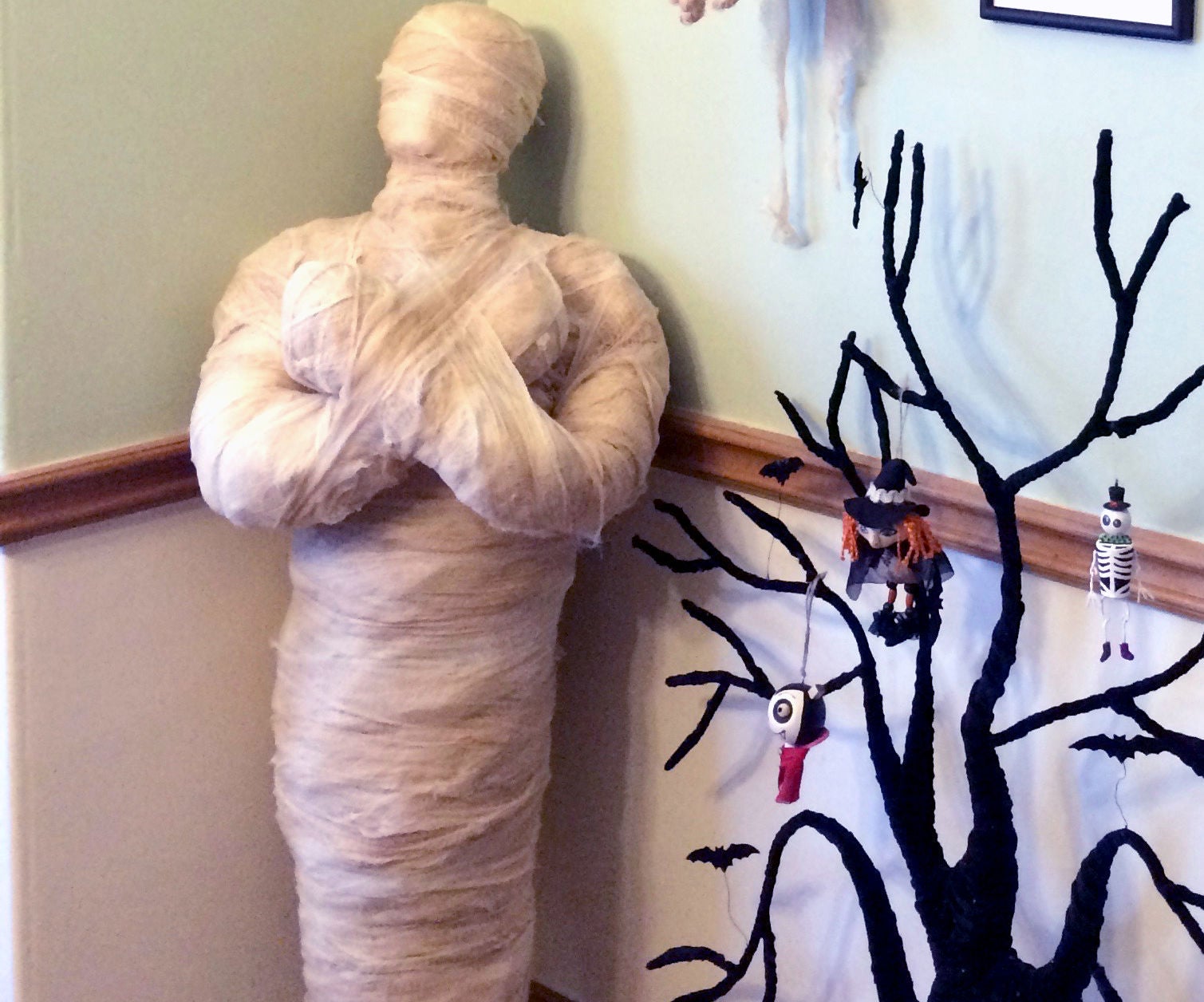 Halloween Standing Mummy Prop