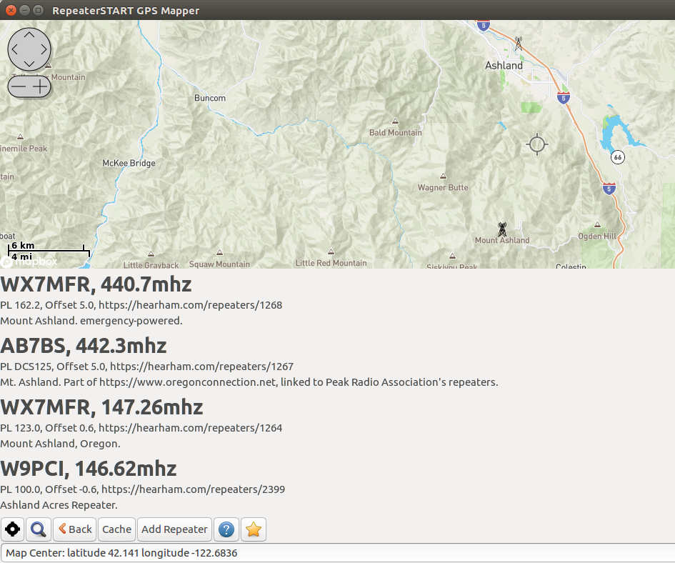 Repeater-START Ham Radio Repeater Mapping App