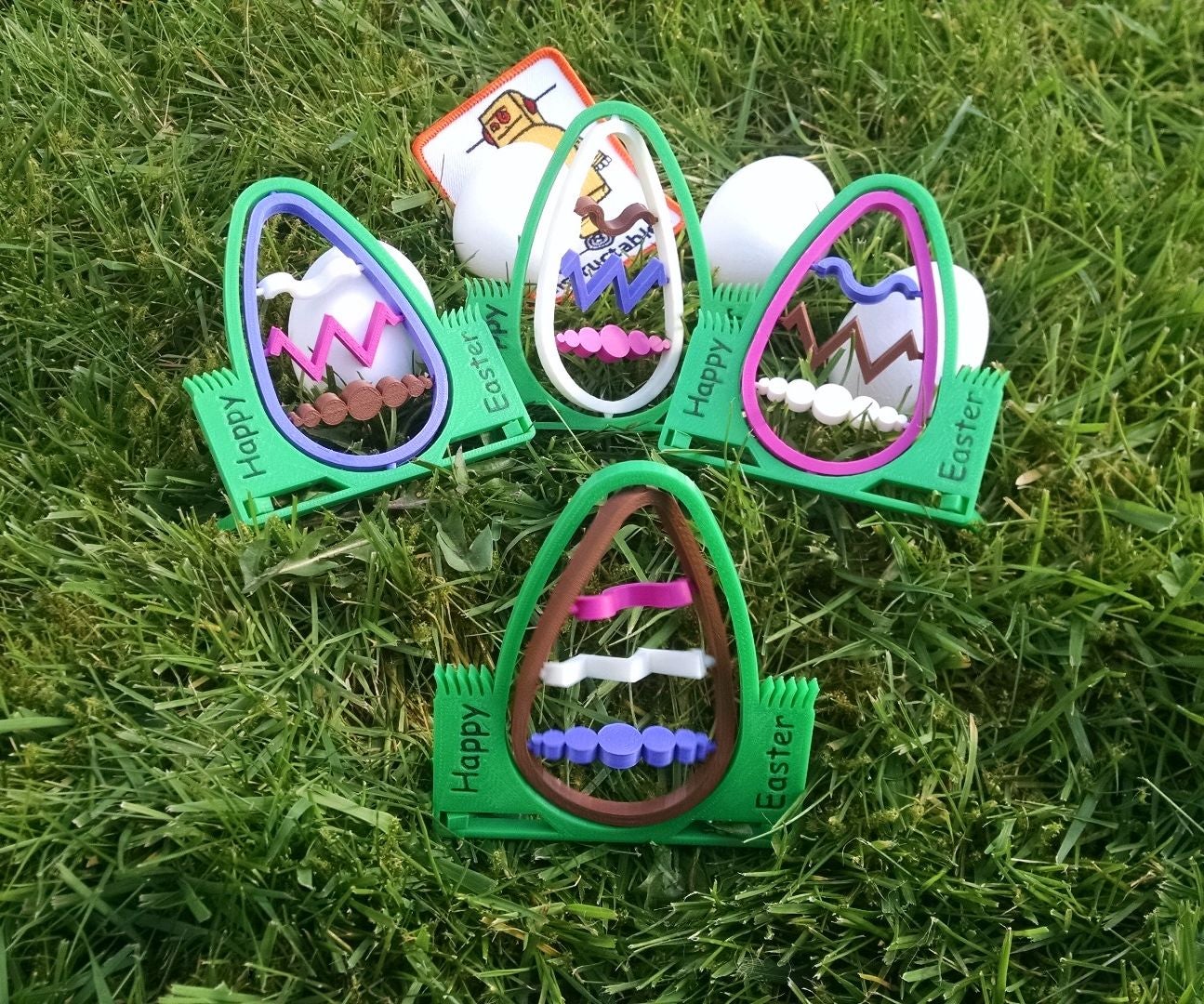 3D Printed Spinning Easter Egg