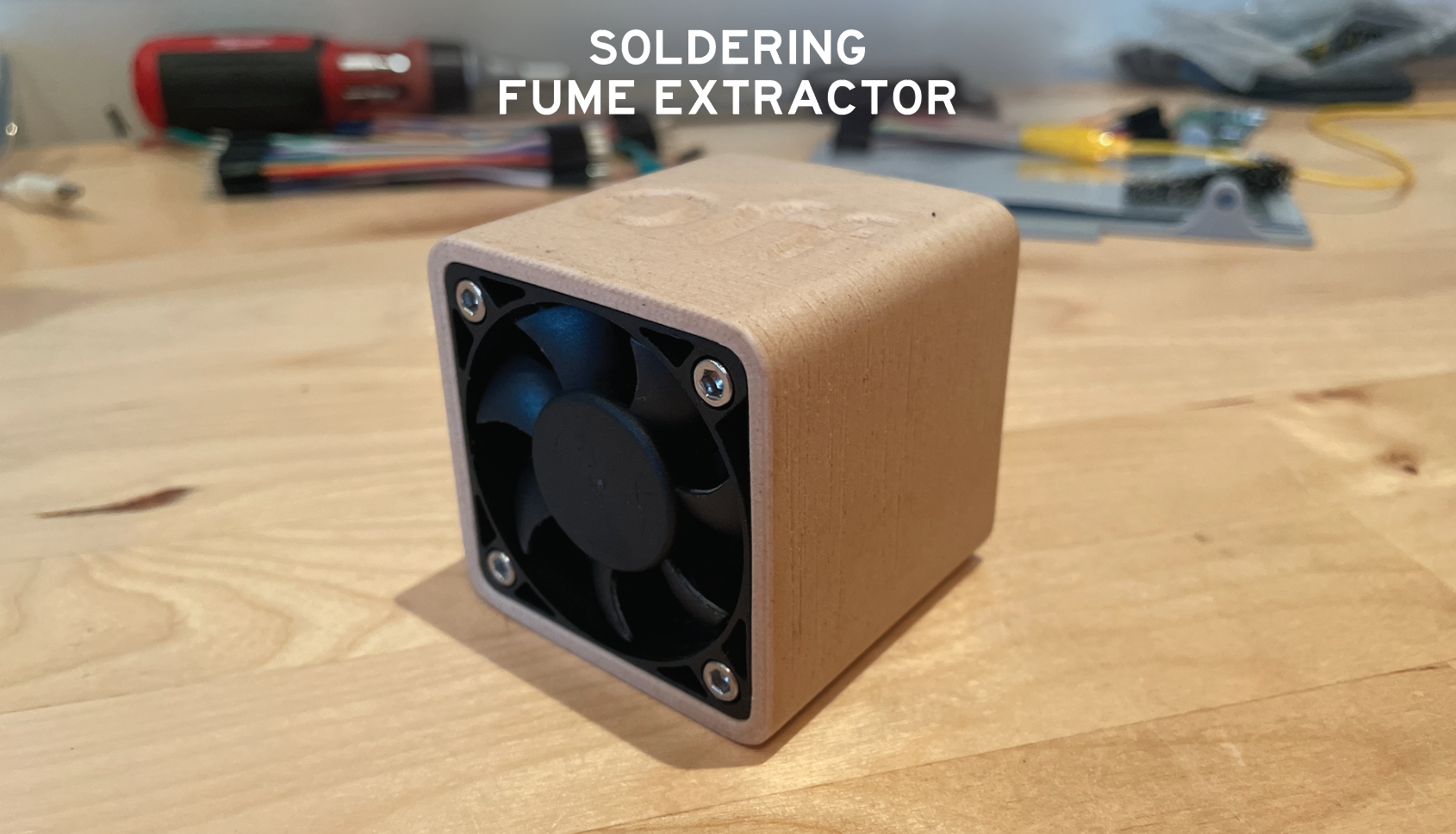 FumeCube - a Solder Fume Extractor