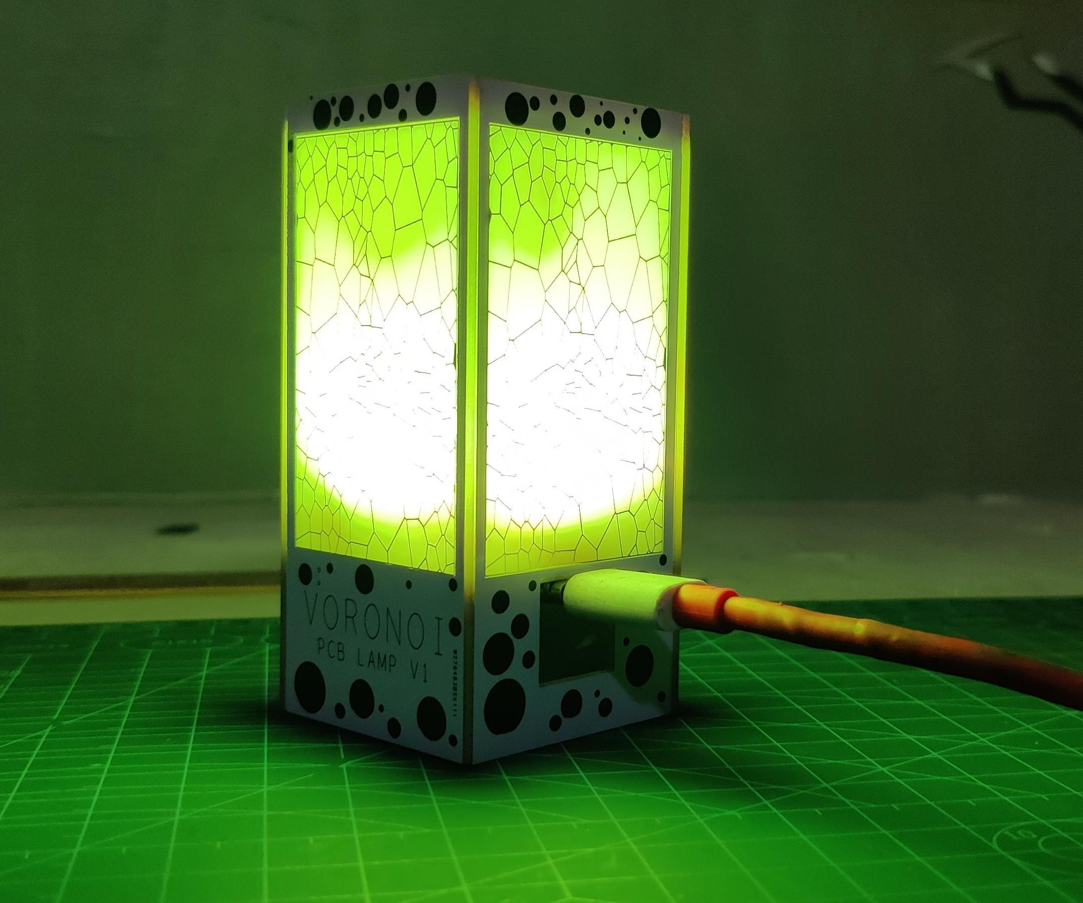 Voronoi Diagram Based PCB Lamp