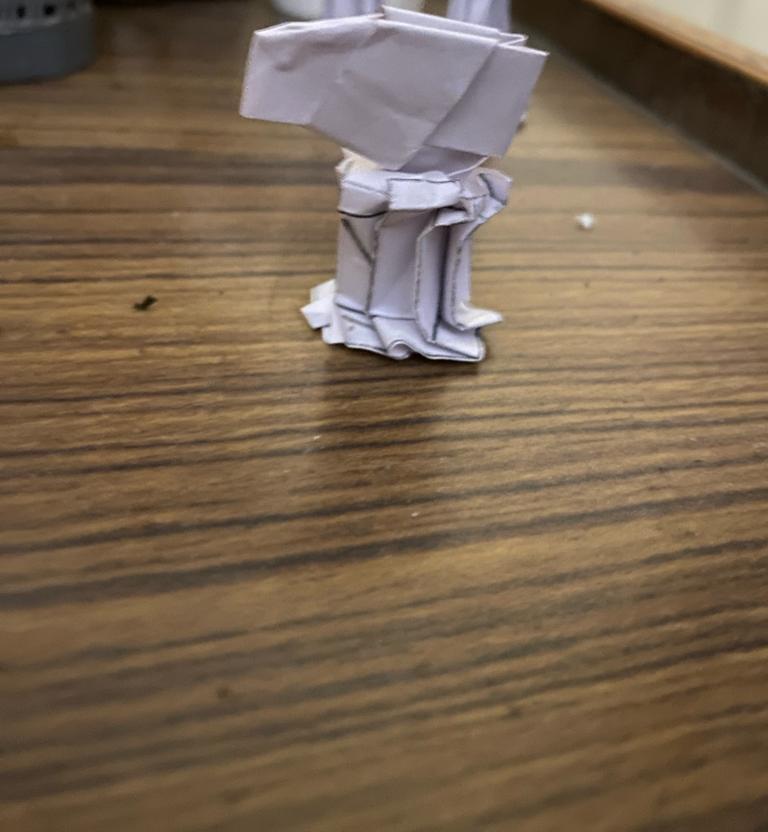 Chess Piece Knight Pleated Origami