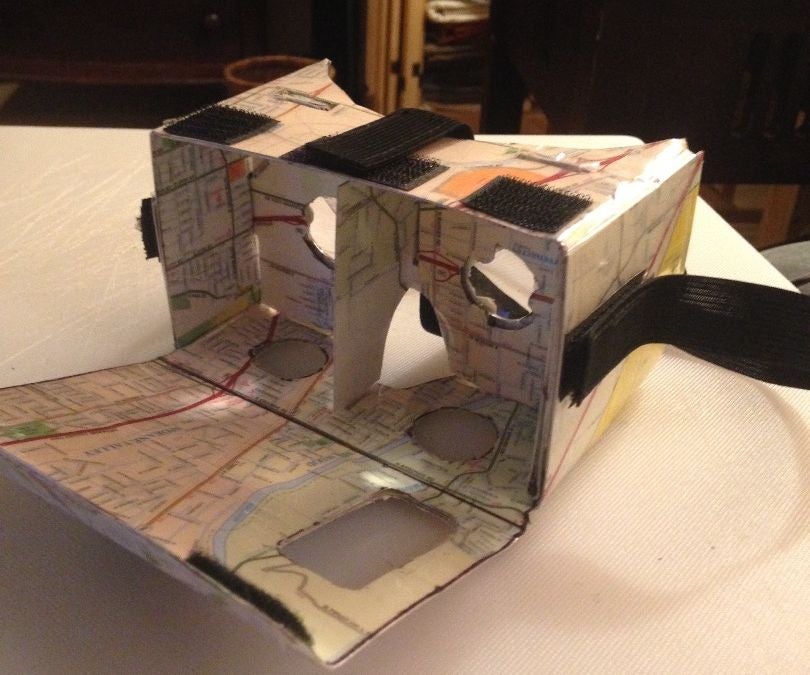 Homemade Google Cardboard for Iphone