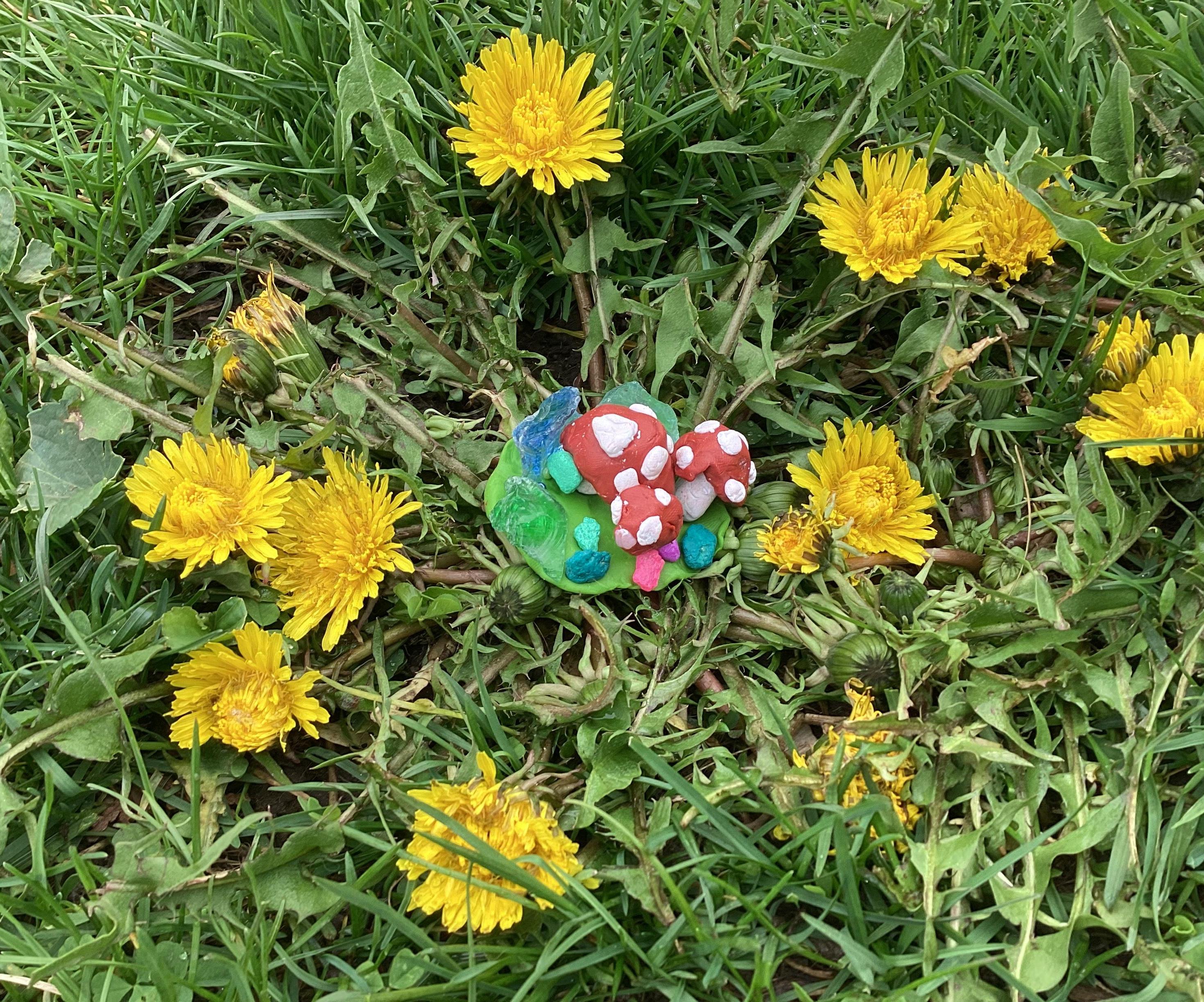 Tiny Clay Mushrooms