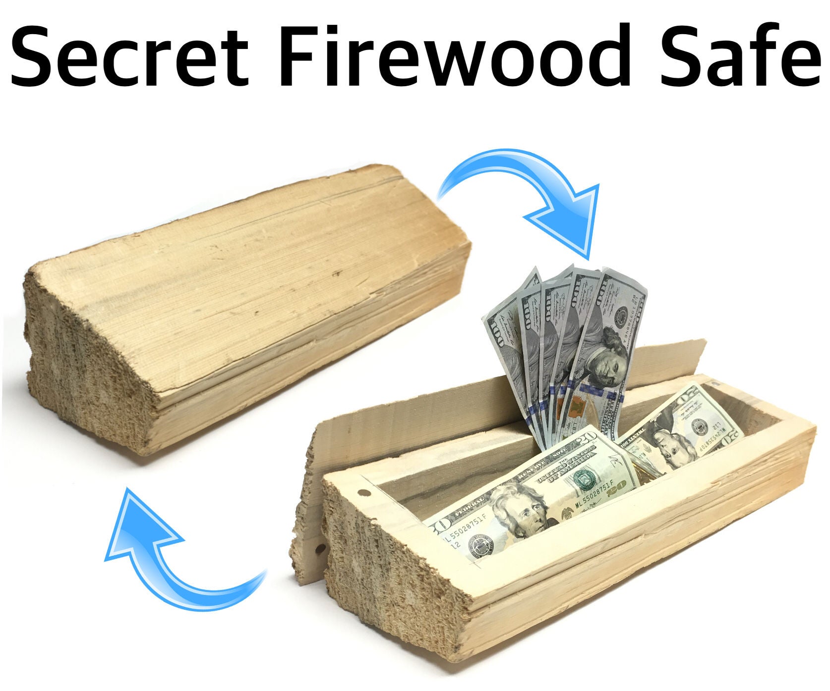 Super Secret Safe Made From Firewood