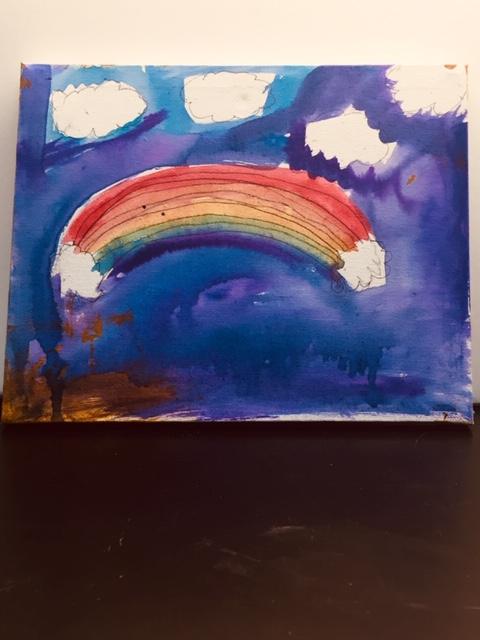 Watercolor Rainbow 