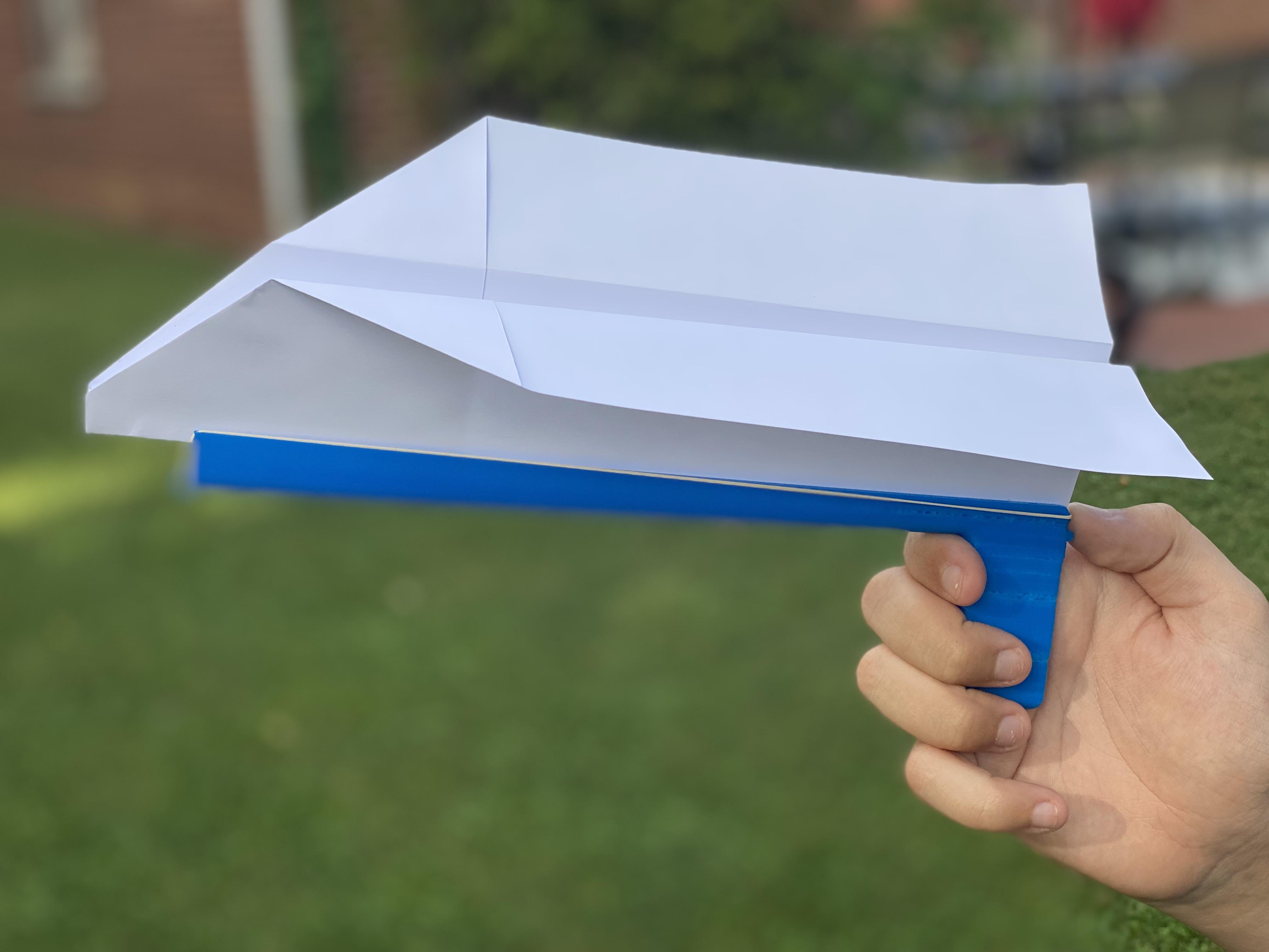 3D Printed Paper Airplane Launcher