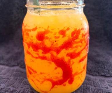 Delicious Homemade Mango Juice