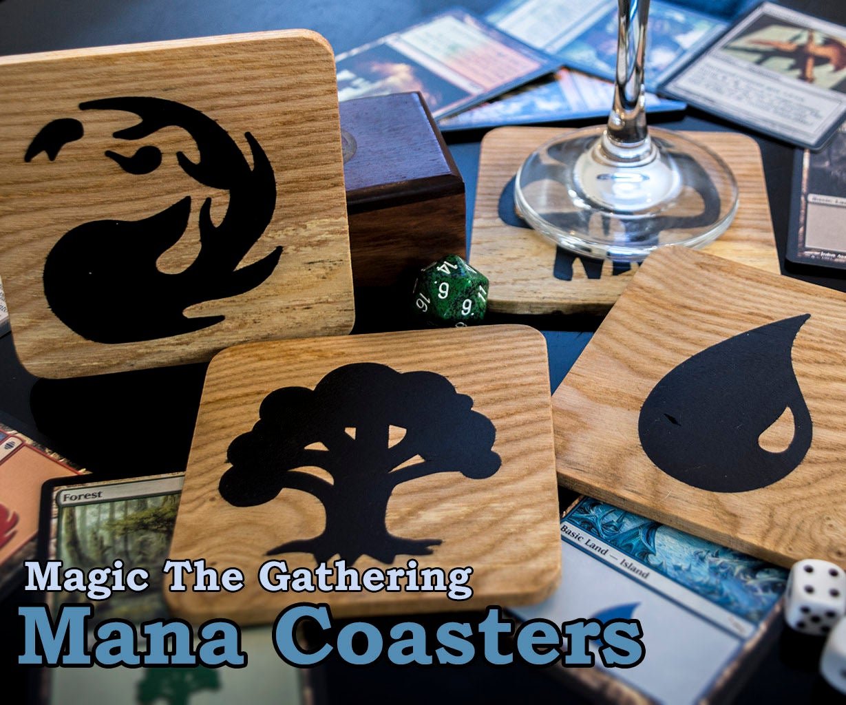 MTG Mana Coasters