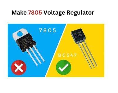 Make 7805 Voltage Regulator