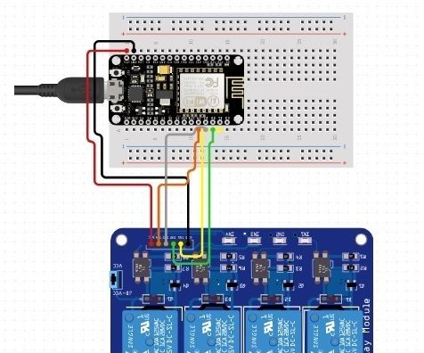 ESP8266 CONTROLLED RELAY - USING BLYNK APP - Inverted From HIGH -> LOW