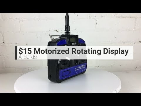 $15 Motorized Rotating Display Turntable | Al Builds