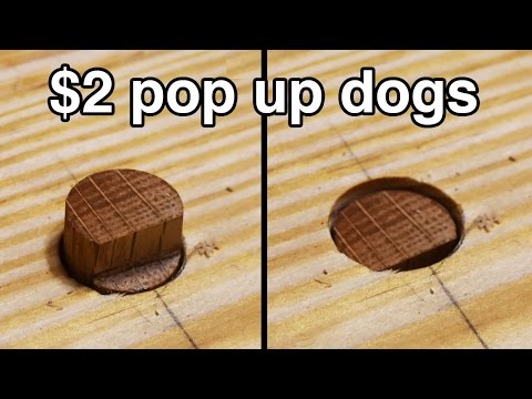 $2 Pop Up Workbench Dogs - Quick Easy Simple Cheap