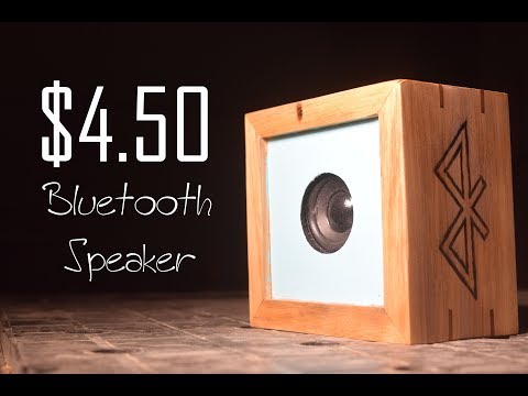 $4.50 Bluetooth Speaker Enclosure Build